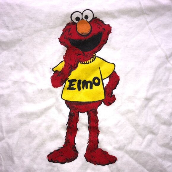 Vintage Sun Wear T-Shirt Large Elmo Graphic Tee 100% Cotton Short Sleeve Casual - Picture 8 of 10